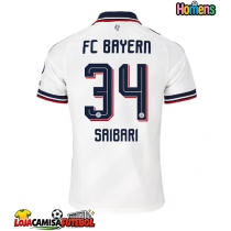 Camisa de Futebol Bayern Munich Ismael Saibari #34 Equipamento Secundário 2026-27 Manga Curta